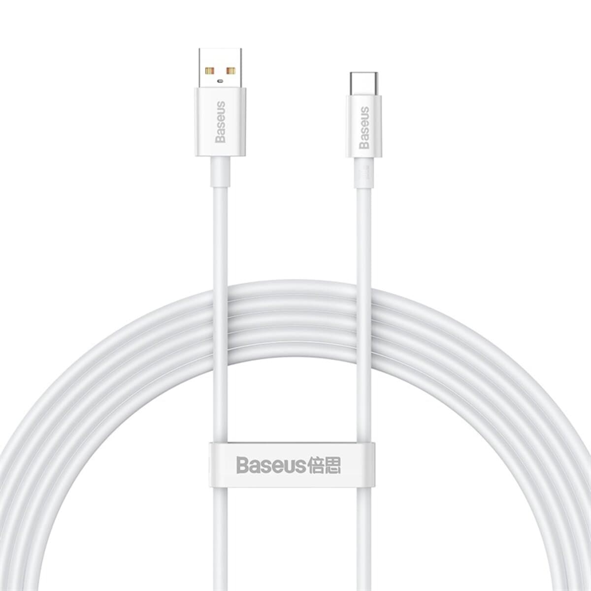Кабель Baseus Superior Series Fast Charging Data Cable USB to Type-C 100W 2m White (P10320102214-03)