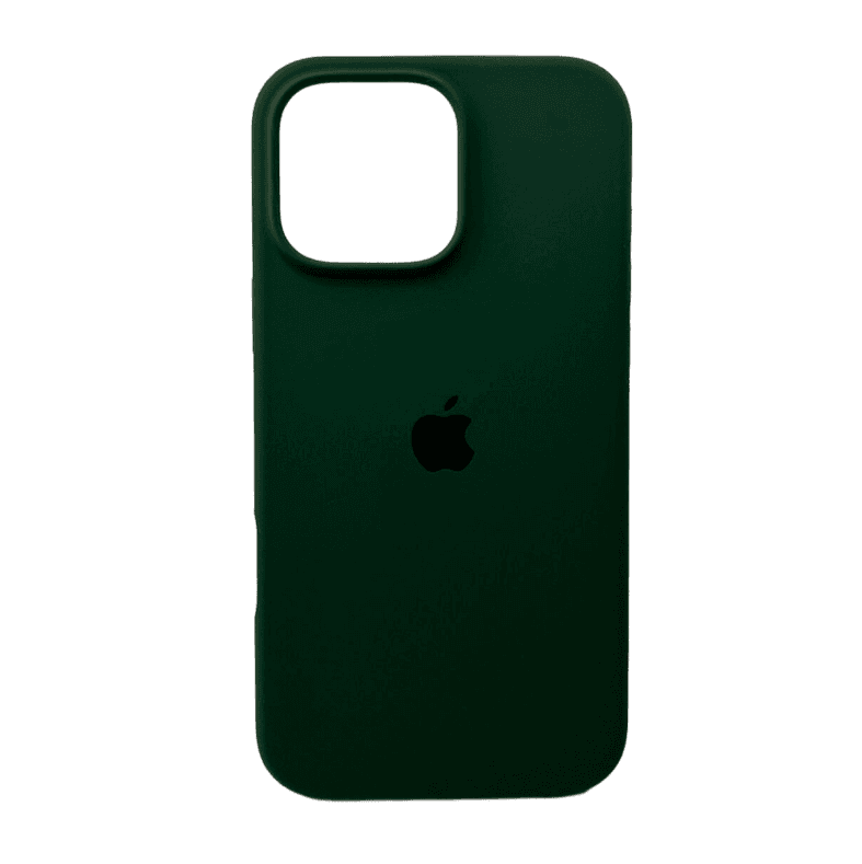 Защитный чехол-накладка Silicone Full Case AA Open Cam для Apple iPhone 16 Pro Max Atrovirens (FullOpeAAi16PM-40)