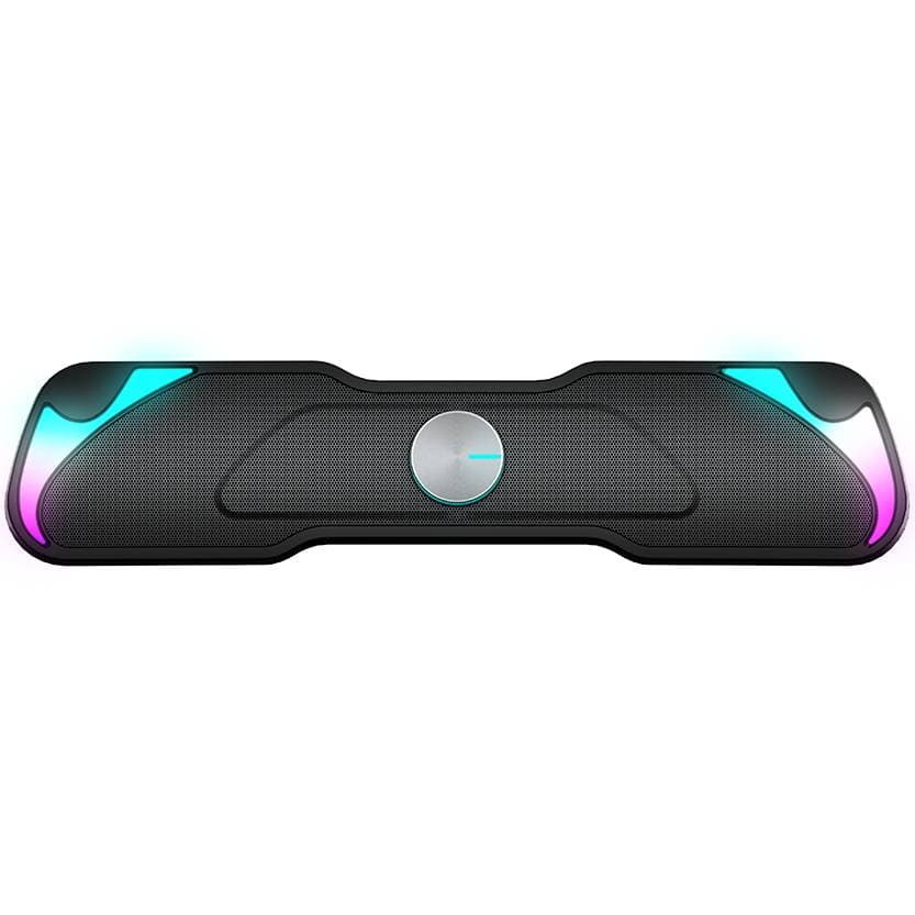 Компьютерные колонки саундбар 2.0 XTRIKE ME SK-406 6Вт LED USB Black