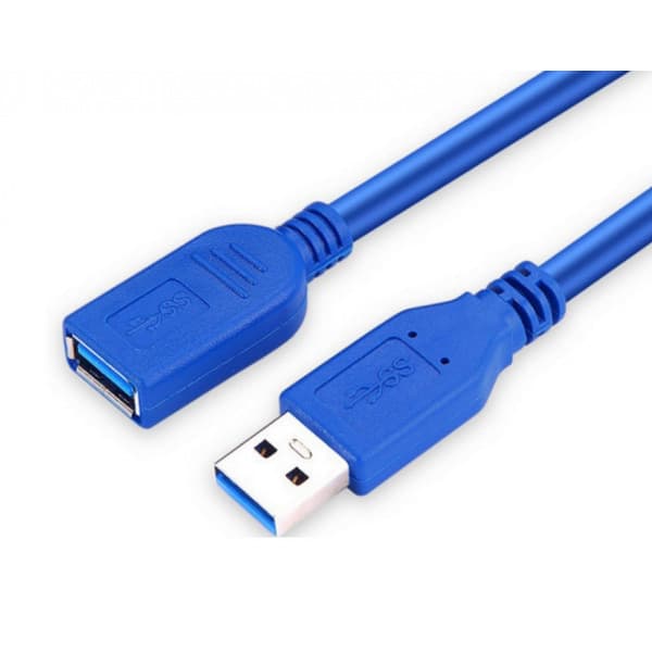 Кабель подовжувач USB 3.0 AM to AF 3м Blue (B00550)