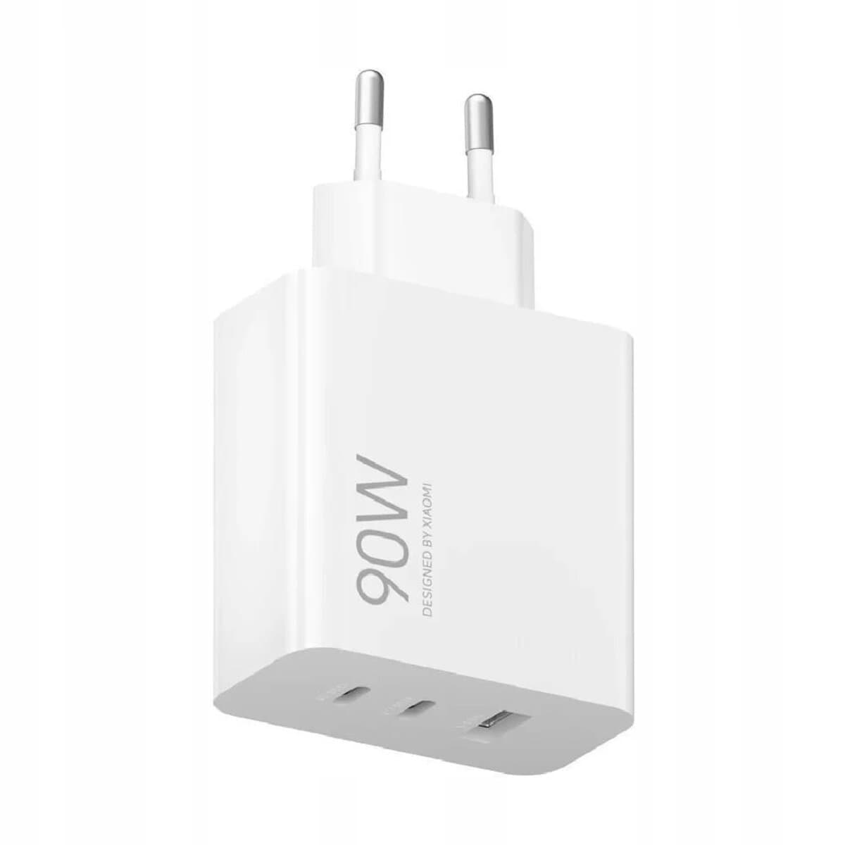 Зарядний пристрій Xiaomi 90W HyperCharge Power Adapter 2xType-C 1xUSB EU White (BHR087MEU)