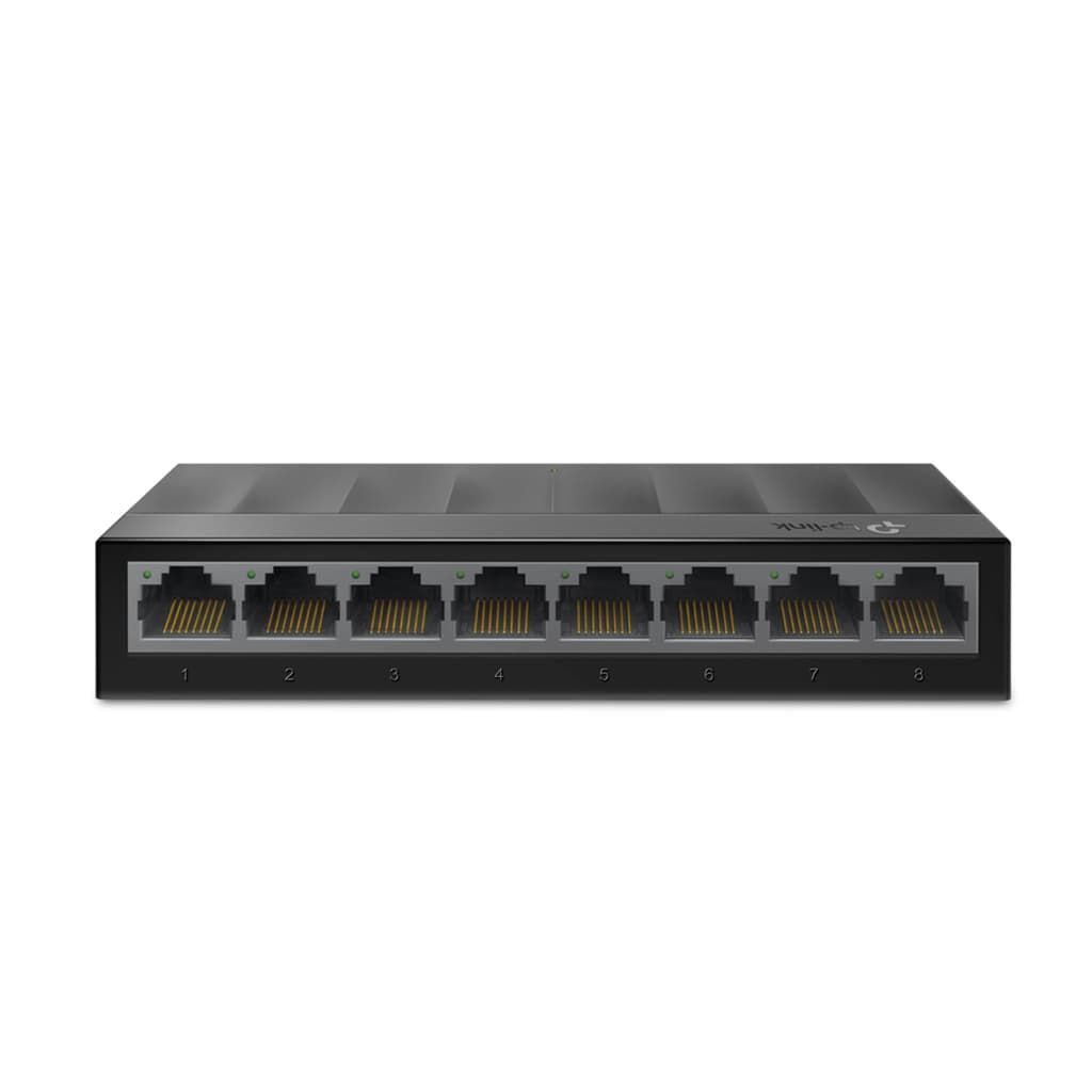 Комутатор TP-Link LiteWave LS1008G 8xGE некерований настільний Метал Black