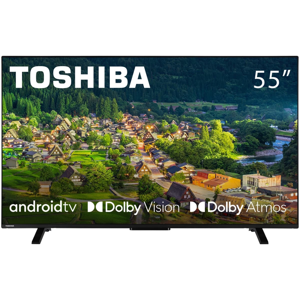 Телевизор TV Toshiba 55UA2363DG 55'' UHD LED T2 Android 11 2 x 10W Dolby Digital HDMI Wi-Fi VESA 200 x 200 M4 Black (55UA2363DG)