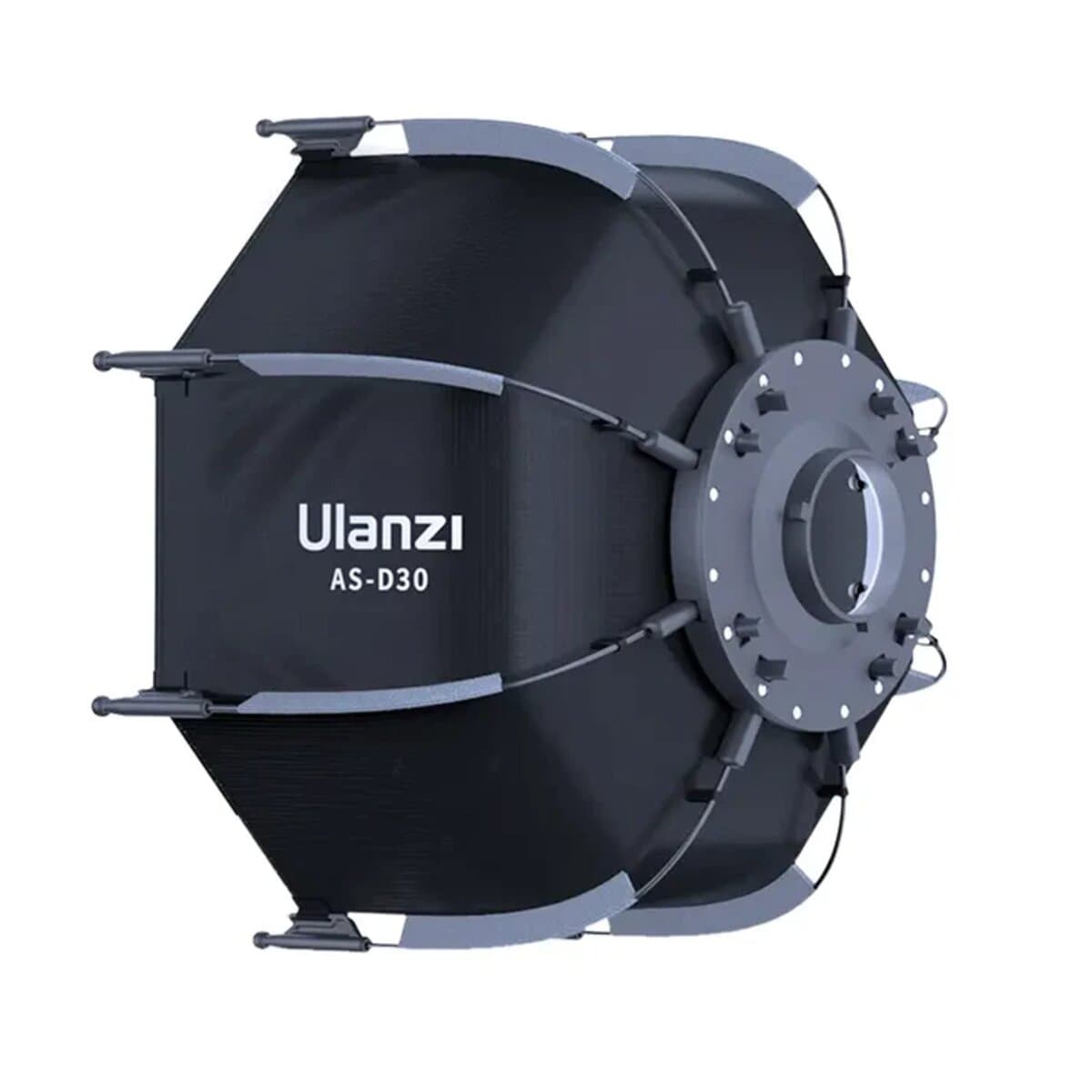 Софтбокс Ulanzi AS-D30 30см Octagonal Softbox with Mini Bowens Mount and Grid Black (UV-L083GBB1)