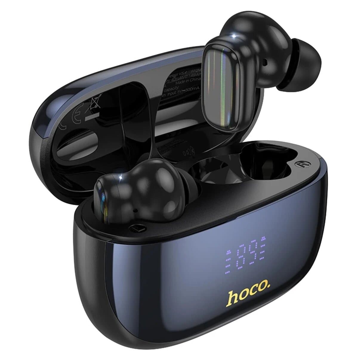 Беспроводные наушники HOCO EQ20 Rhyme true wireless ANC+ENC noise reduction BT5.4 headset 400mAh Black