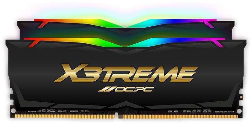 Оперативна пам'ять OCPC X3 RGB Black Label Kit DDR4 64Gb 3600MHz 2*32Gb (MMX3A2K64GD436C18BL)