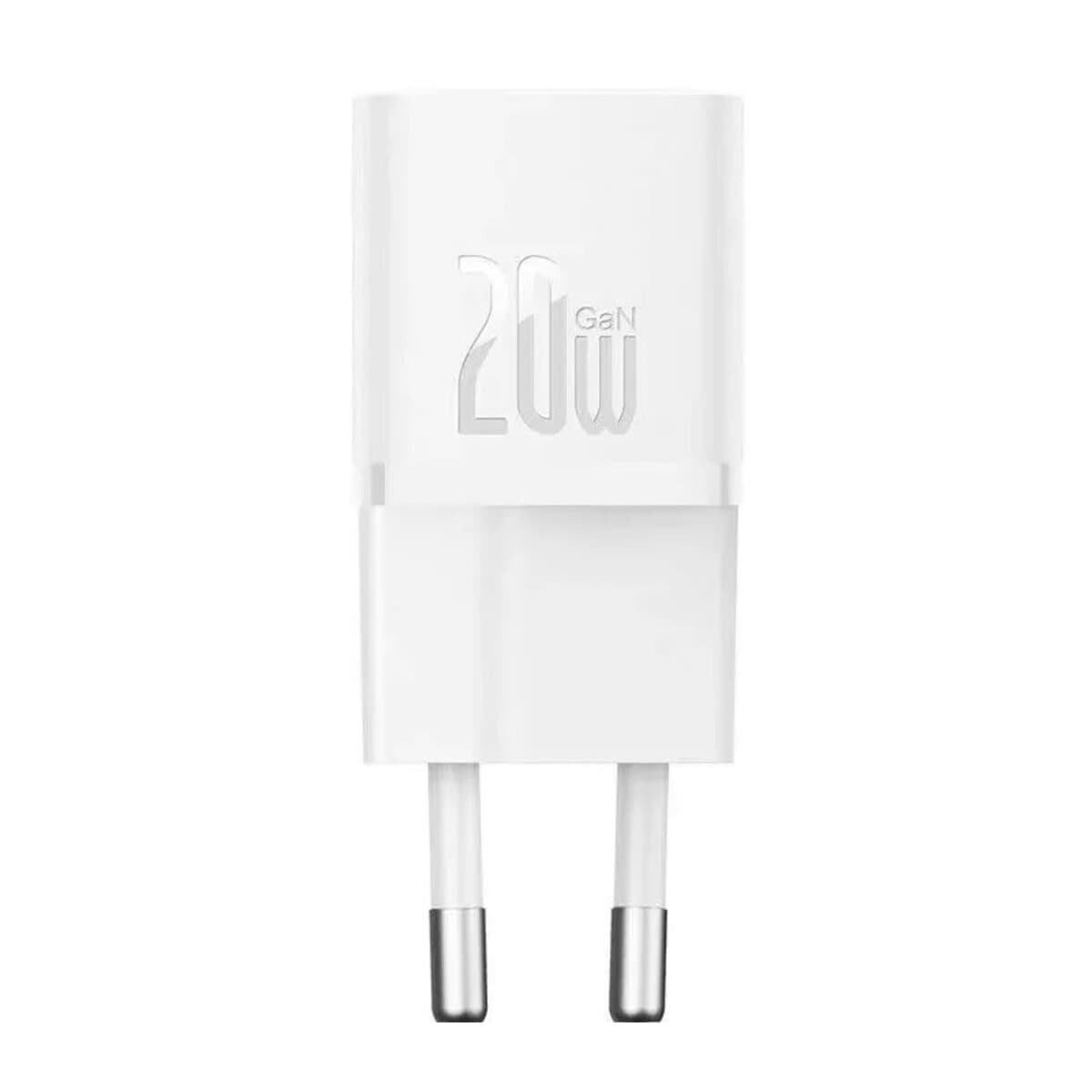 Зарядний пристрій Baseus GaN5 Fast Charger mini 1x Type-C 20W EU White (CCGN050102)