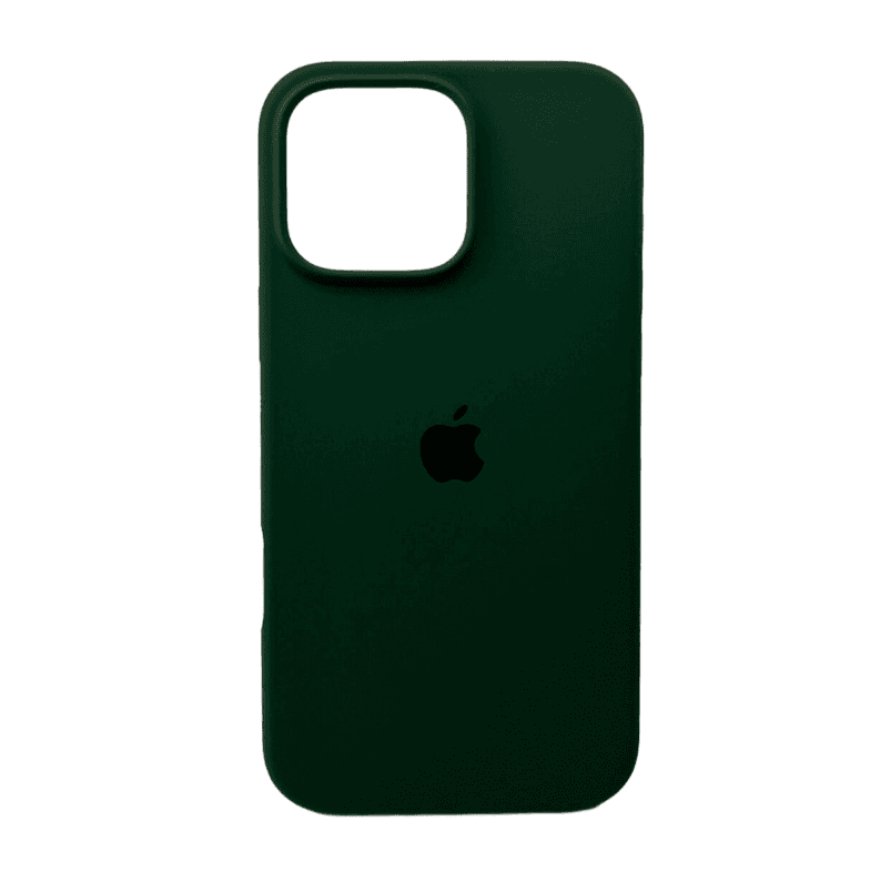 Защитный чехол-накладка Silicone Full Case AA Open Cam для Apple iPhone 16 Pro Atrovirens (FullOpeAAi16P-40)