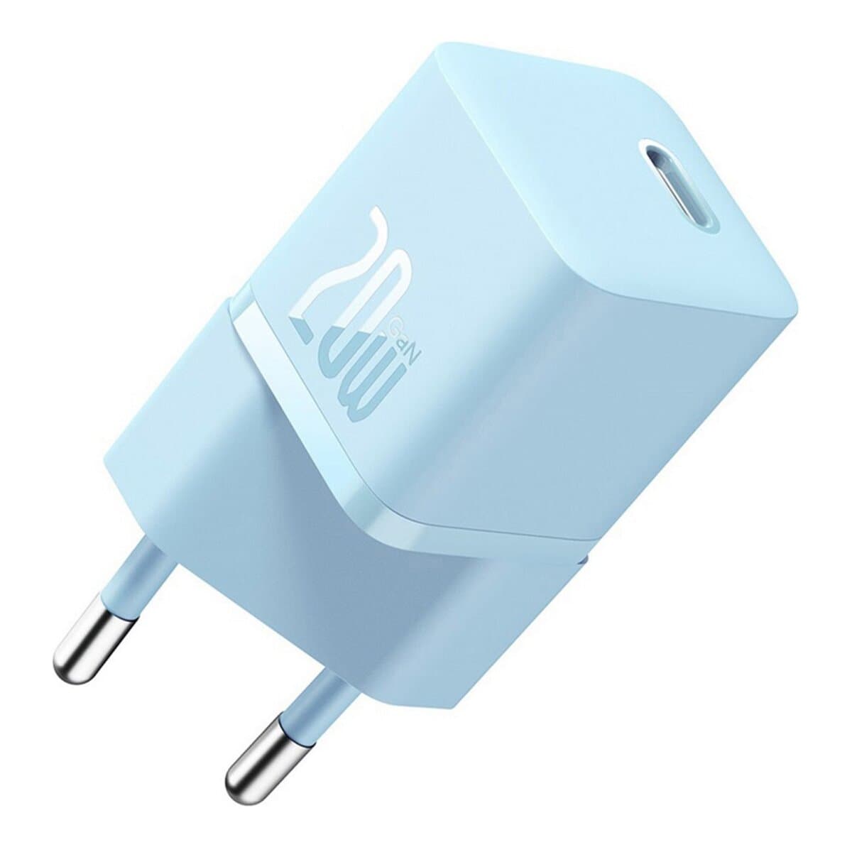 Зарядное устройство Baseus GaN5 Fast Charger mini 1xType-C 20W 3A EU Blue (CCGN050103)