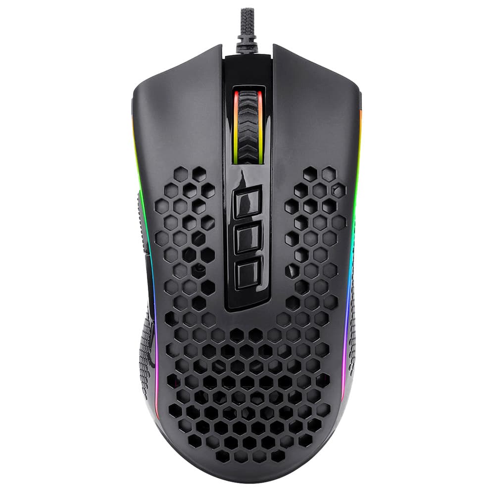 Ігрова провідна мишка Redragon Storm M808 RGB Optical 12400dpi Ultralight Black (77854)