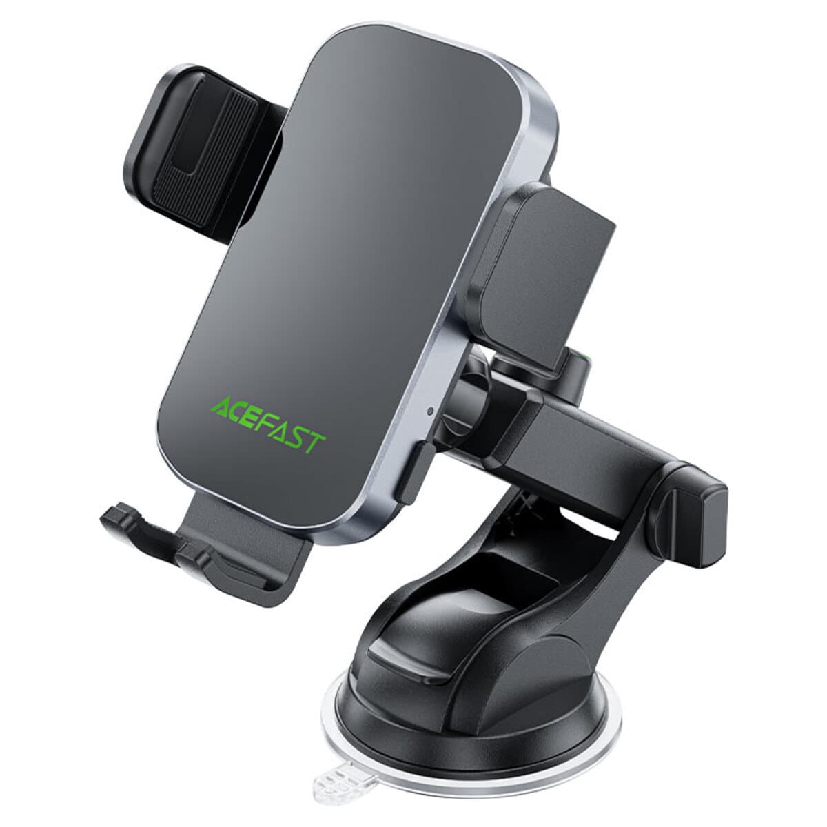 Держатель для телефона автодержатель с беспроводной зарядкой ACEFAST D53 wireless charging car holder with electric clamp for dashboard Black