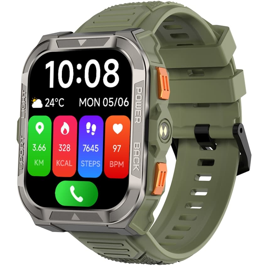 Смарт-годинник Blackview W80 Pro 1.91'' 900mAh IP68 Green