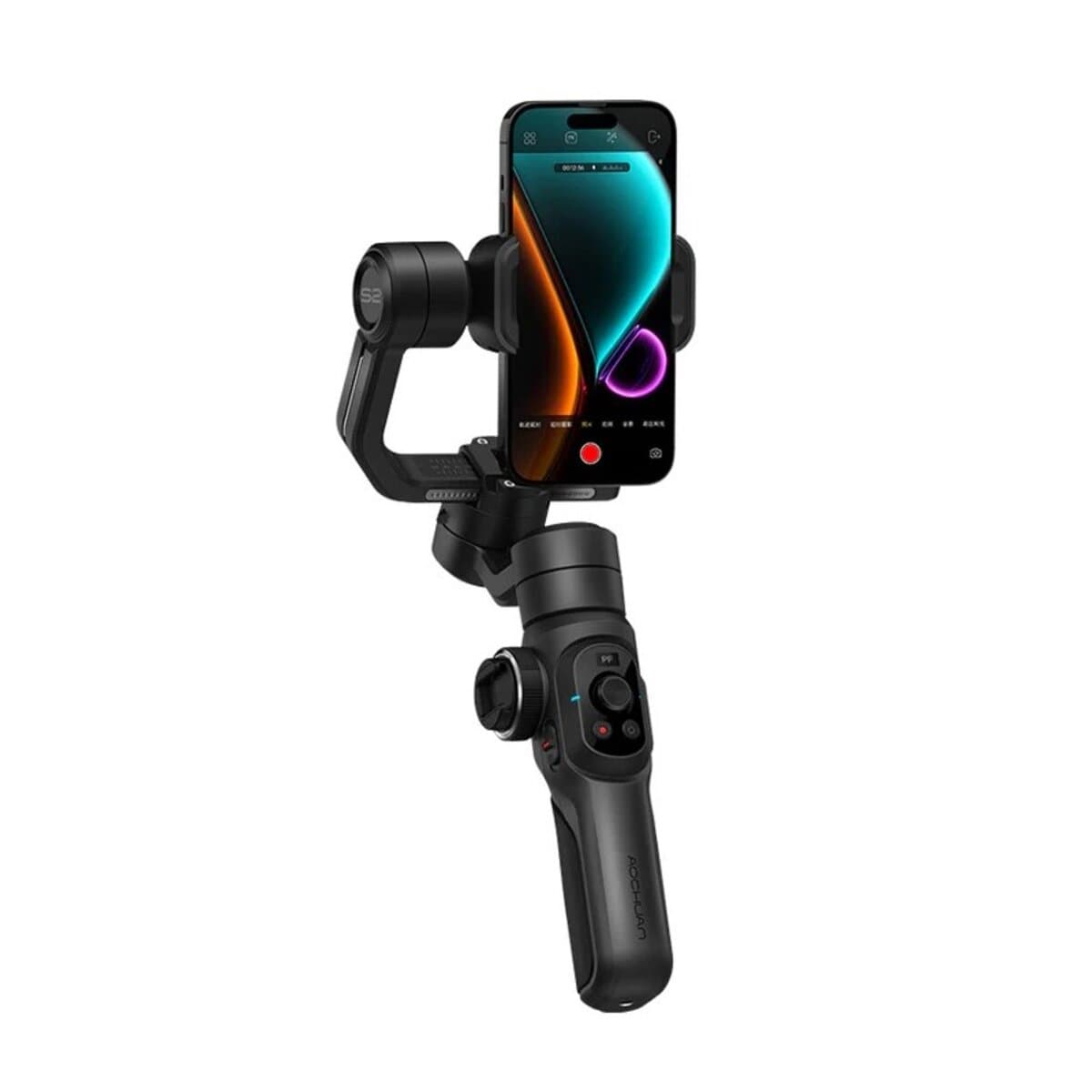 Триосьовий стабілізатор стедікам AOCHUAN Professional Gimbal Stabilizer для Smartphone SMART S2 Black (AOCHUAN-SMARTS2-B)