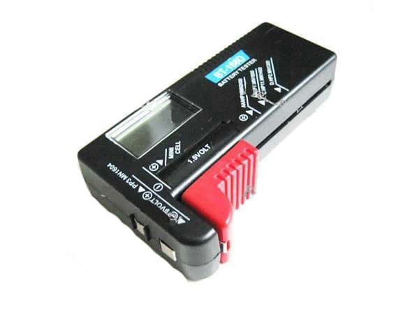 Універсальний тестер заряду батарейок з LCD BT-168D Black (284984)