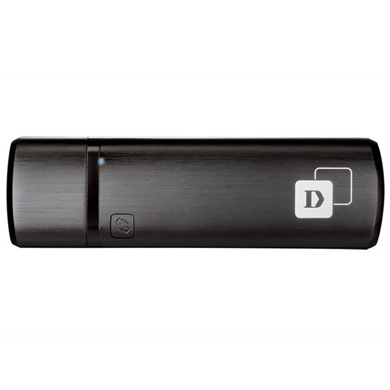 Wi-Fi адаптер безпровідний D-Link DWA-182 AC1200 USB 802.11ac Black