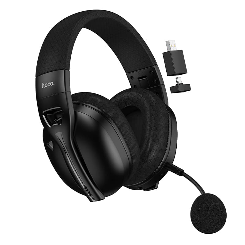 Бездротові ігрові навушники HOCO W114 Magic four-mode gaming headphones Black