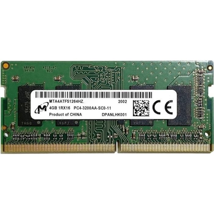 Оперативна пам'ять Micron SoDIMM 4096M DDR4 3200MHz OEM (MTA4ATF51264HZ-3G2R1)