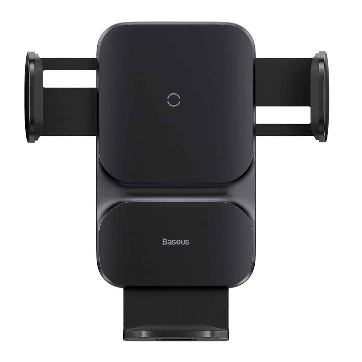 Тримач для телефону автотримач із БЗП Baseus Light Electric Holder Wireless Charger 15W Black (CGZX000001)