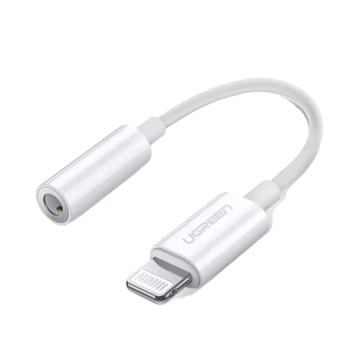 Аудио адаптер UGREEN US212 Lightning to 3.5mm Headphone Jack Adapter White (UGR-30759)