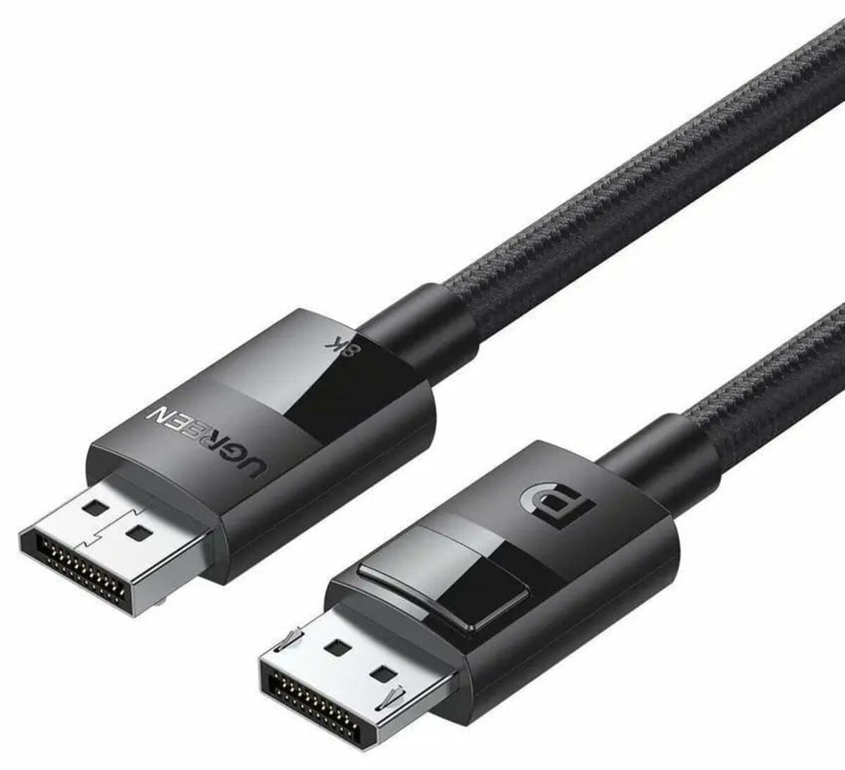 Кабель UGREEN DP114 DisplayPort to DisplayPort v1.4 Plastic Case Braided Cable 3m Black (UGR-80393)