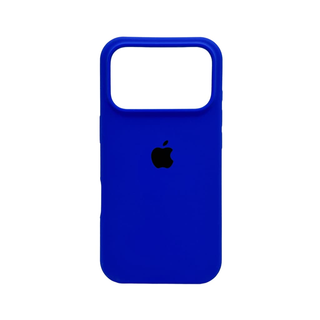 Защитный чехол-накладка Silicone Full Case AA Open Cam для Apple iPhone 17 Pro Max Shiny Blue (FullOpeAAi17PM-45)