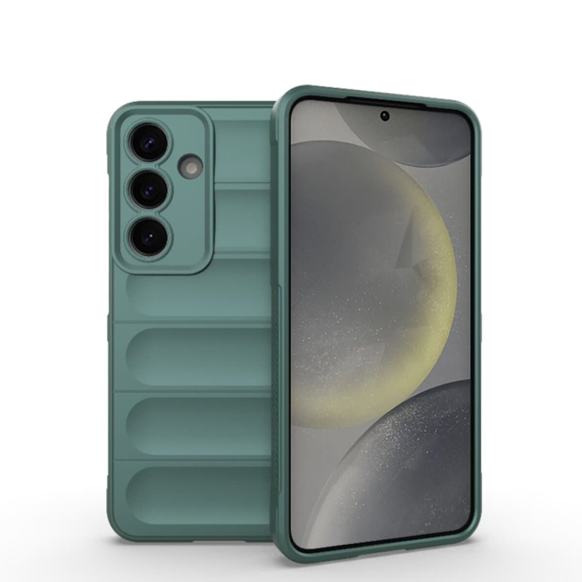 Захисний чохол-накладка Cosmic Magic Shield для Samsung Galaxy S25 Dark Green (MagicShSAS25Green)