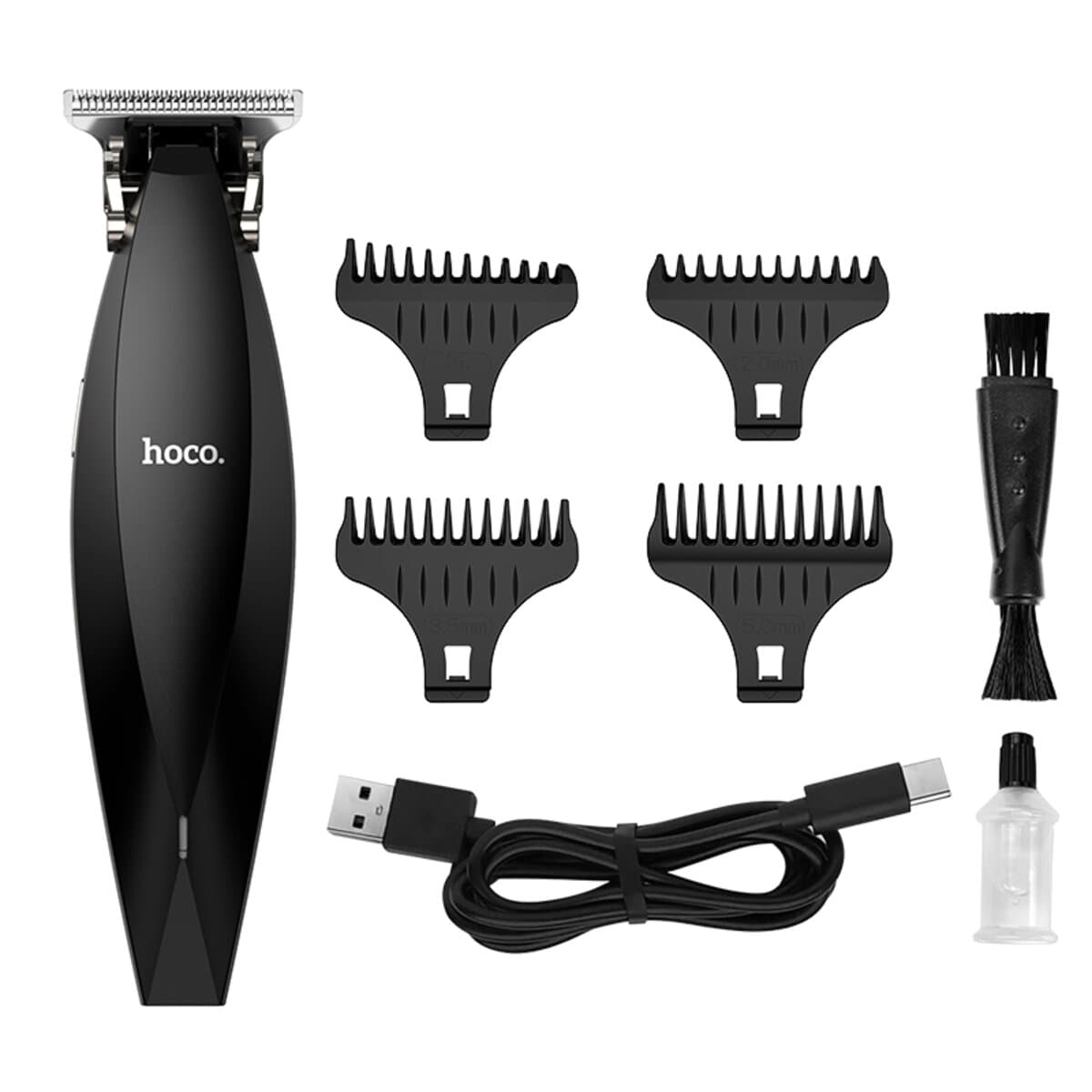 Бездротова машинка для стрижки HOCO HP25 Electric hair clipper 600mAh Black