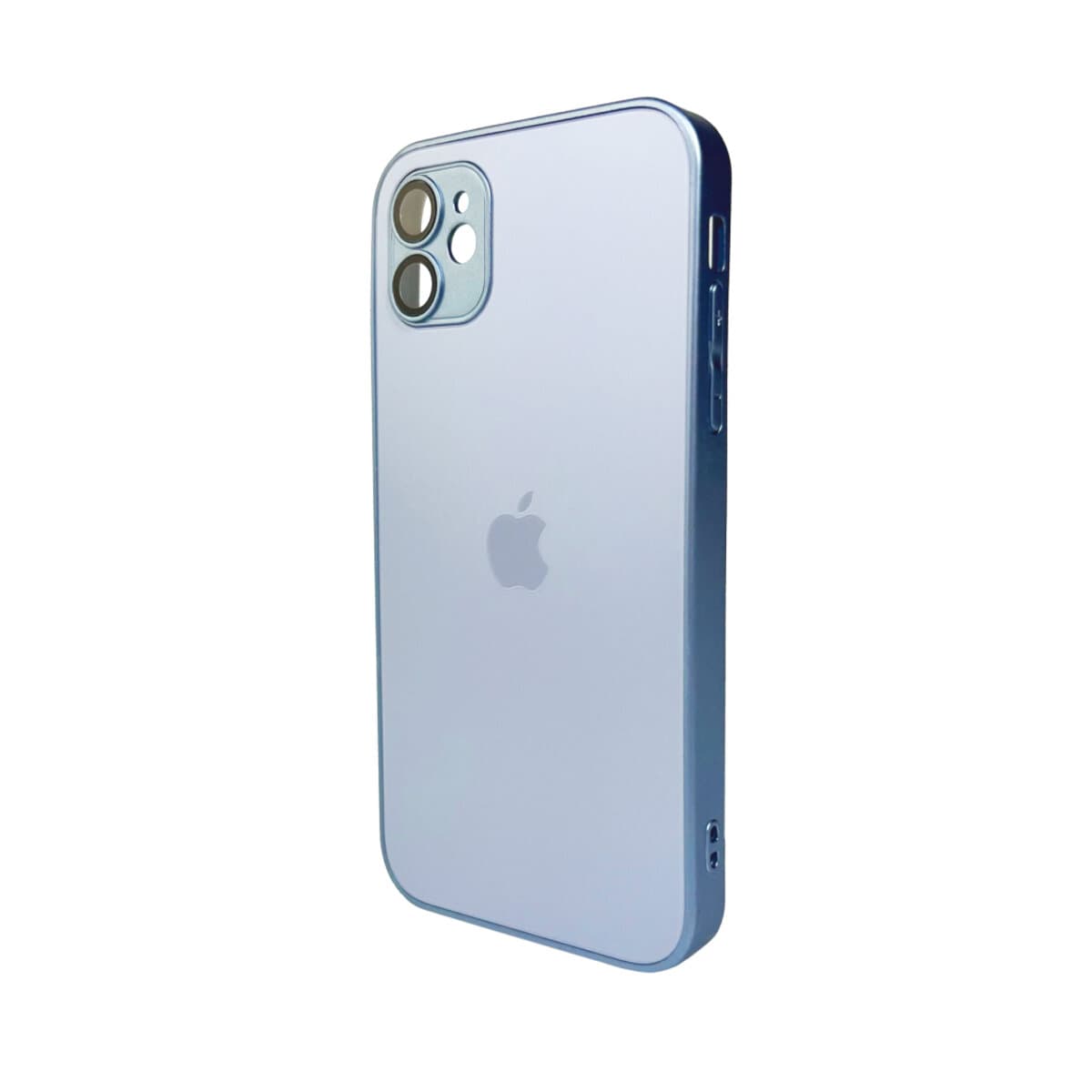 Защитный чехол-накладка AG Glass Matt Frame Color Logo для Apple iPhone 11 Sierra Blue (AGMattFrameiP11LBlue)