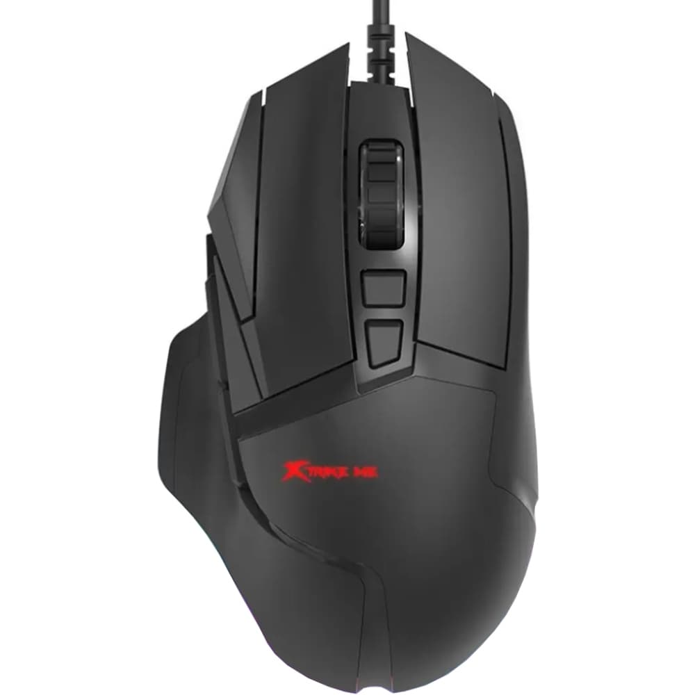 Провідна ігрова мишка XTRIKE ME GM-502 12800dpi RGB USB 1.6м Black (GM-502)