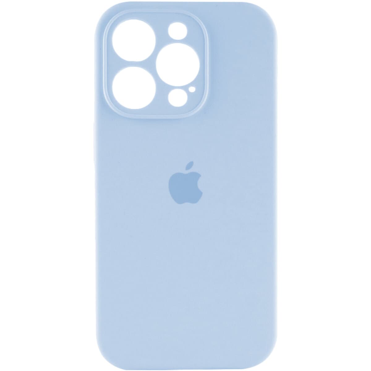 Захисний чохол-накладка Silicone Full Case AA Camera Protect для Apple iPhone 15 Pro Mist Blue (FullAAi15P-27)