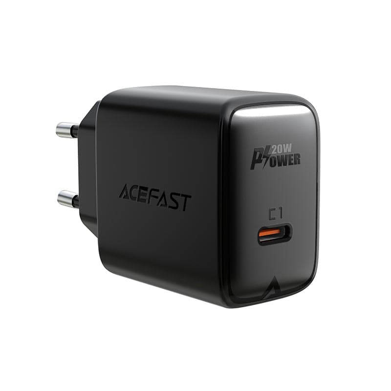 Зарядний пристрій ACEFAST A1 PD20W 1.67A single Type-C charger Black