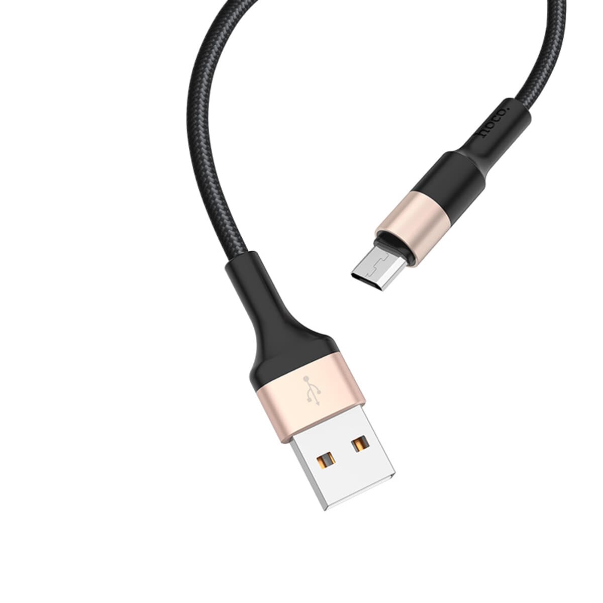 Кабель HOCO X26 Xpress charging data cable USB to MicroUSB 1m 2A Black