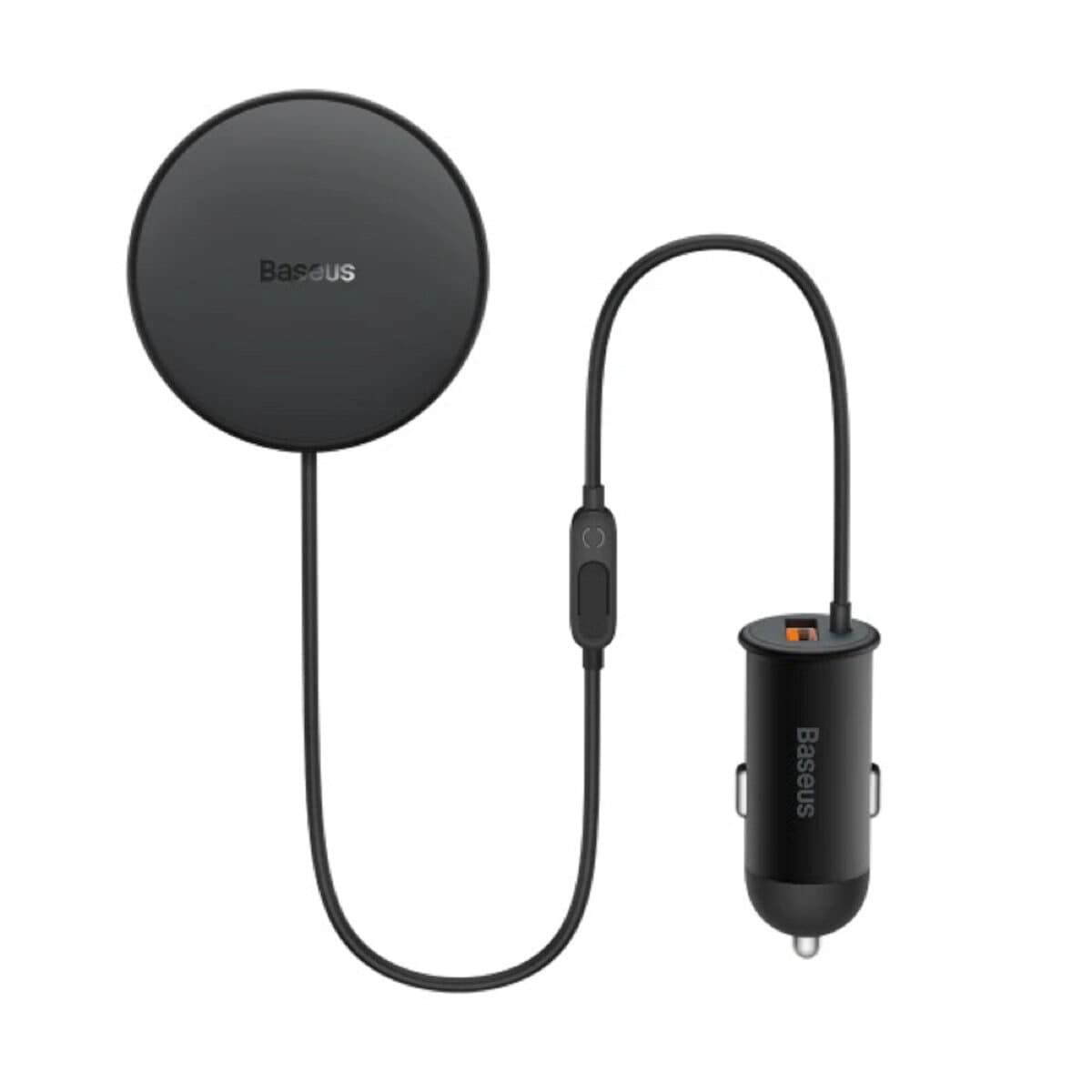 Держатель для телефона автодержатель с БЗУ Basues CW01 Magnetic Wireless Charging Car Mount 40W Claw Edition Black (C40141000111-01)