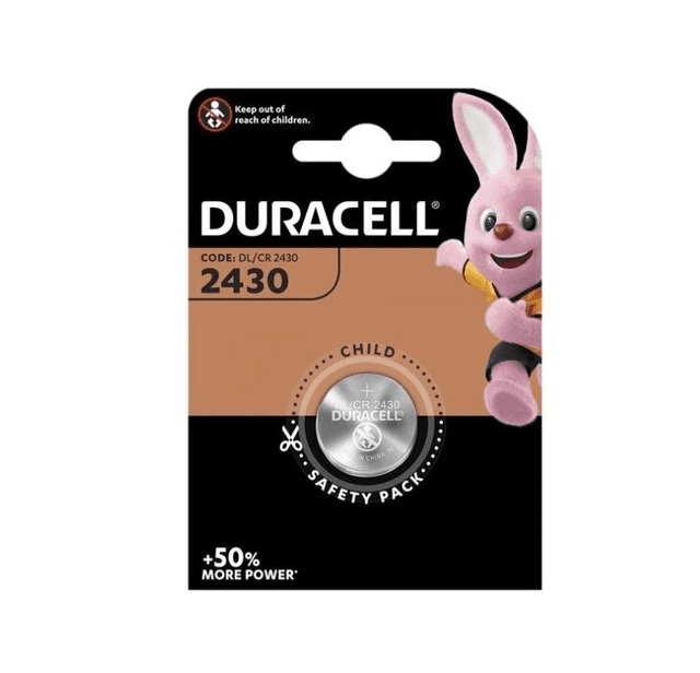 Батарейка Duracell CR2430 3V літій 1шт