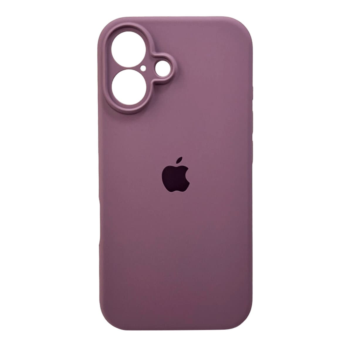 Защитный чехол-накладка Silicone Full Case AA Camera Protect for Apple iPhone 16 Taro Purple (FullAAi16-60)