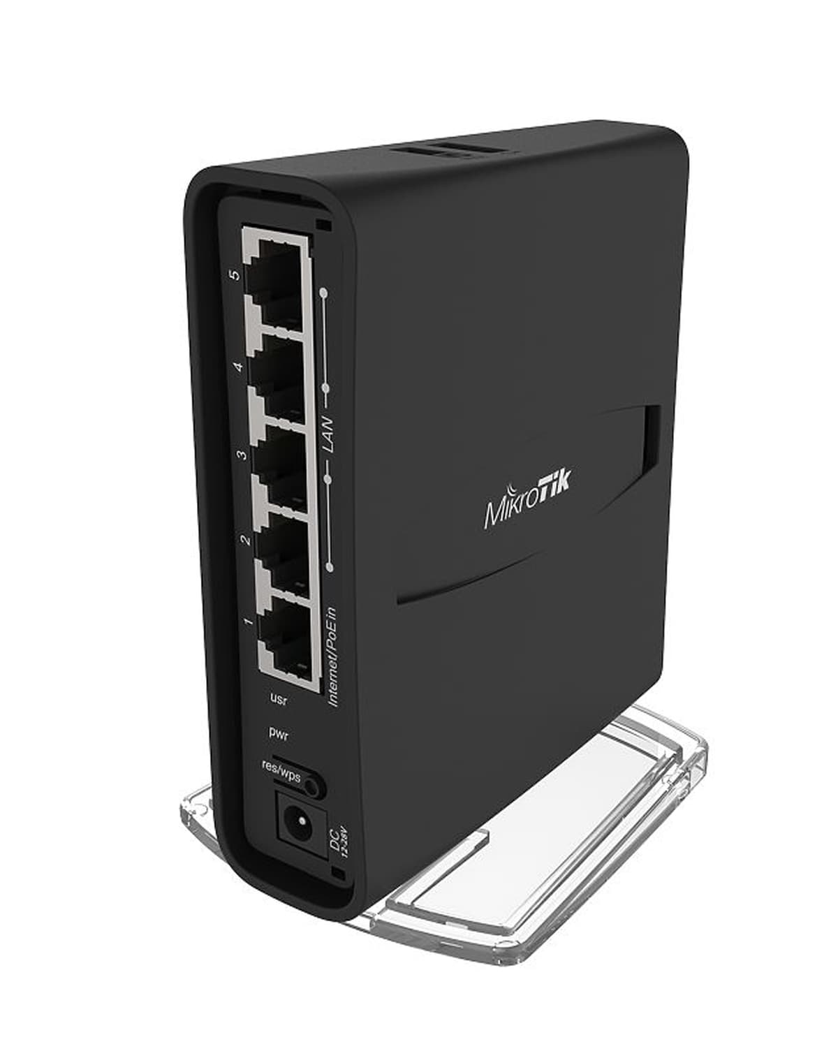 Маршрутизатор Mikrotik RBD52G-5HacD2HnD-TC hAP ac²with 716MHz CPU 128MB RAM 5 x Gbit LAN built-in Black