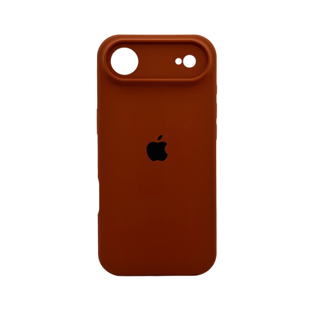 Захисний чохол-накладка Silicone Full Case AA Camera Protect для Apple iPhone 17 Air Saddle Brown (FullAAi17A-42)