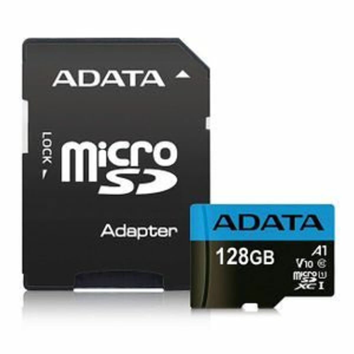 Карта пам'яті A-DATA Premier 128Gb microSDXC UHS-1 Class 10 А1 R-100Mb/s Adapter SD (AUSDX128GUICL10A1-RA1)