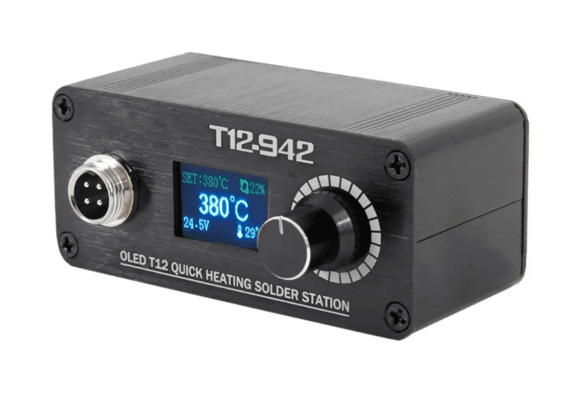 Паяльна станція QUICKO T12-942 MINI OLED на жалах Hakko T12-907 (287736)