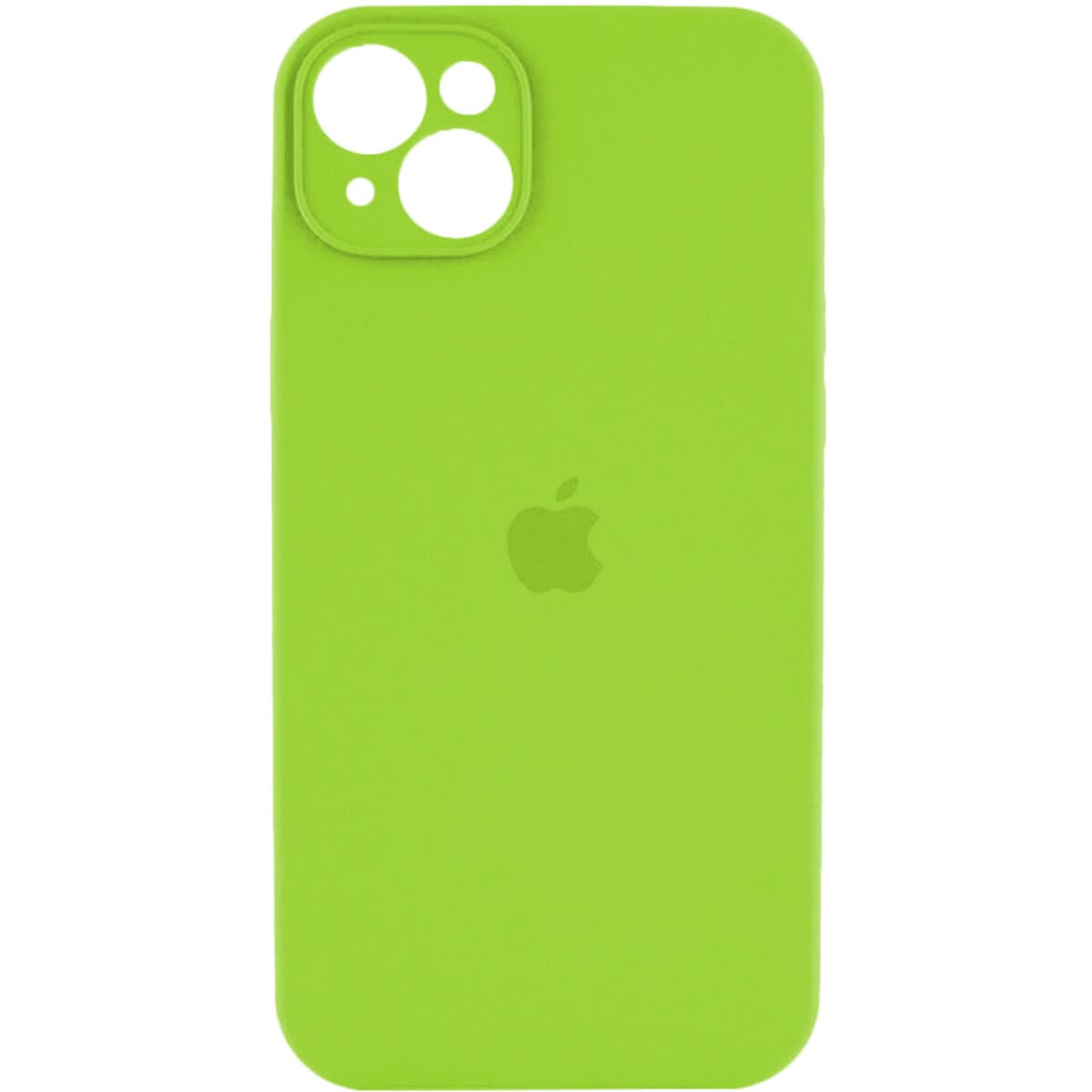 Захисний чохол-накладка Silicone Full Case AA Camera Protect для Apple iPhone 13 Shiny Green (FullAAi13-24)