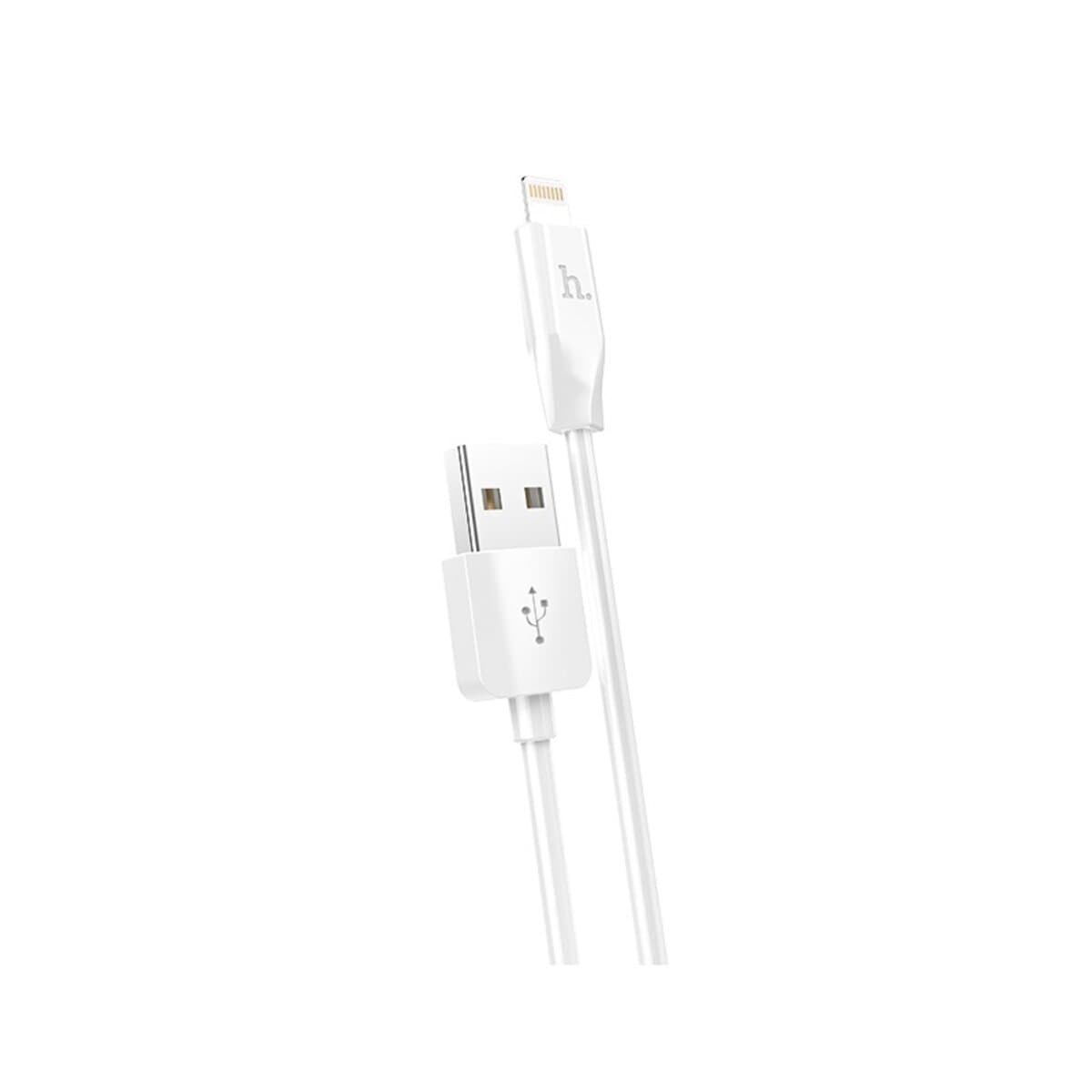 Кабель HOCO X1 USB to Lightning 2.4A 1m PVC White
