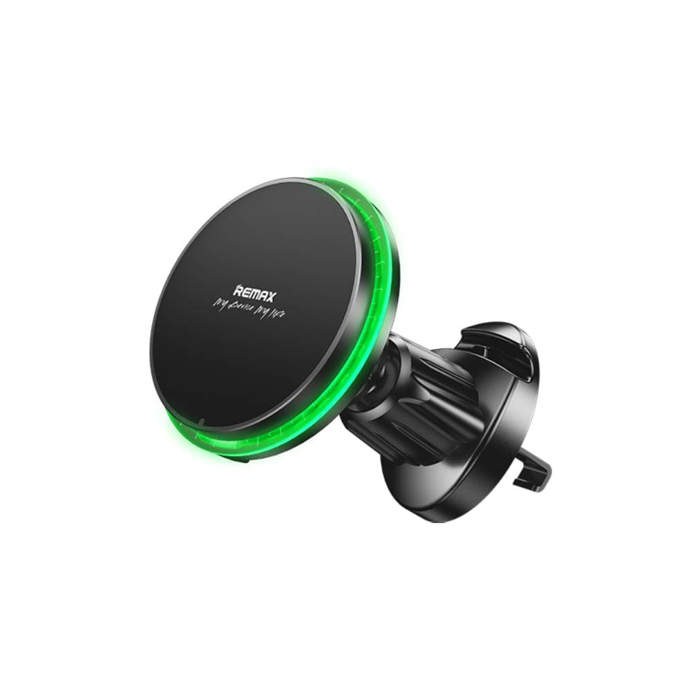 Тримач для телефону автотримач із бездротовою зарядкою REMAX RM-C01 MagSafe Magnetic 15W Wireless Charging Car Mount Black
