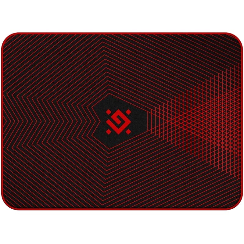 Ігрова поверхня килимок для мишки Defender Cybe 1020х1220х4мм Black-Red (50569)