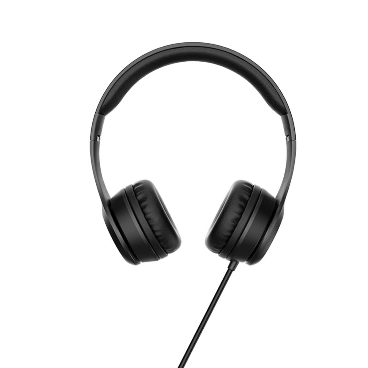 Проводные наушники HOCO W21 Graceful charm wire control headphones 3.5мм Black