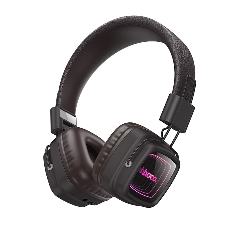 Беспроводные наушники HOCO W72 Earl Ⅲ abyss mirror BT6.0 400mAh headphones Brown