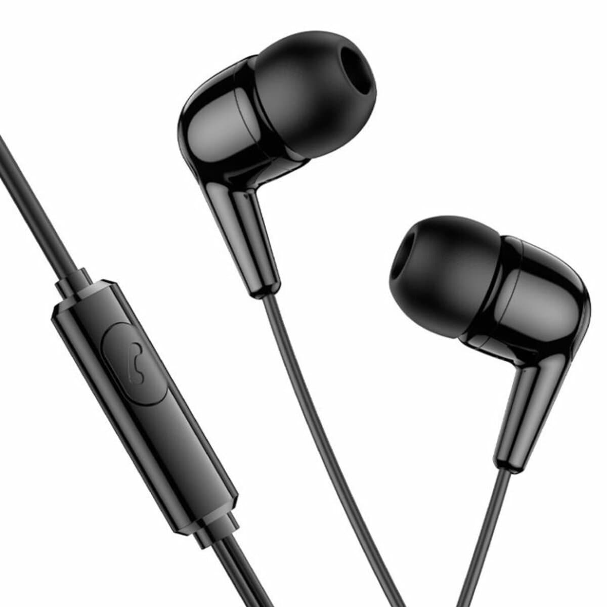 Дротові навушники HOCO M97 Enjoy universal earphones with mic 3.5мм 1.2м Black