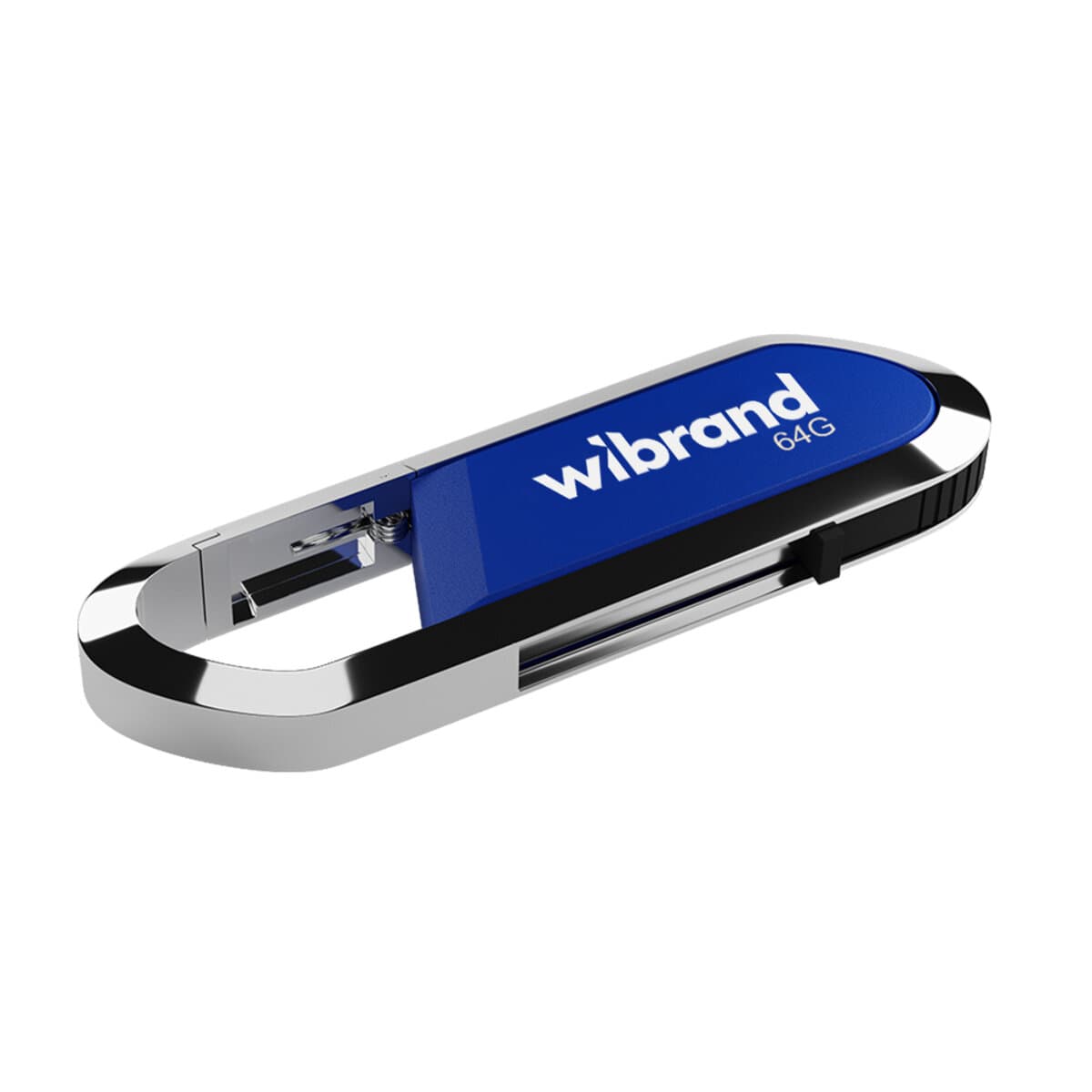 Флеш память флешка Wibrand Aligator 64Gb USB 2.0 Blue (WI2.0/AL64U7U)
