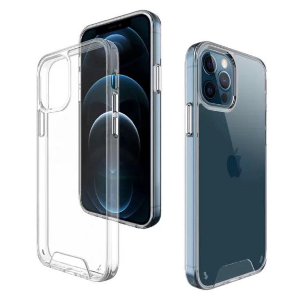 Захисний чохол-накладка Space для Apple iPhone 12 Pro Max Transparent (Space12pmClear)