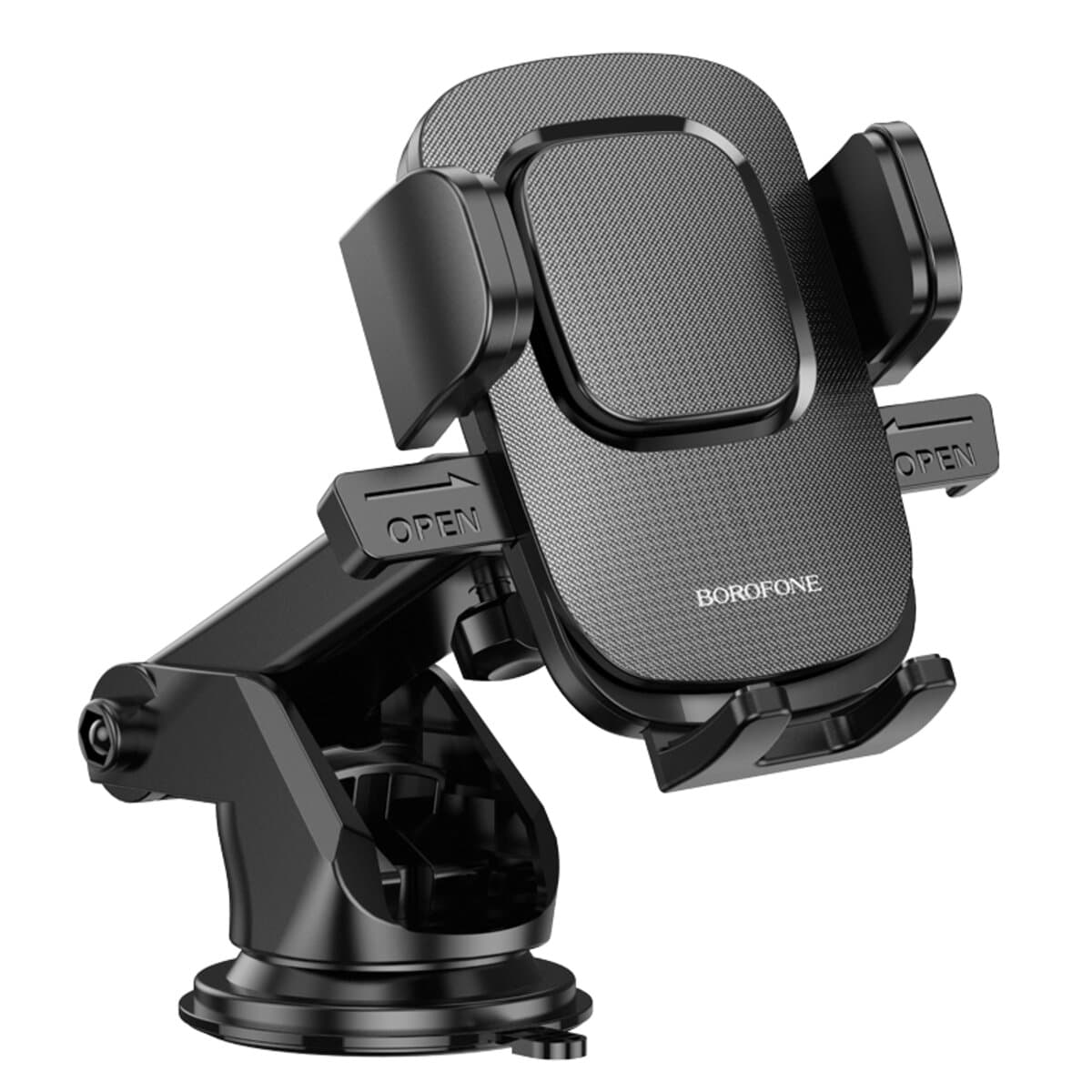 Тримач для телефону автотримач BOROFONE BH60 Dainty center console car holder Black (BH60B)