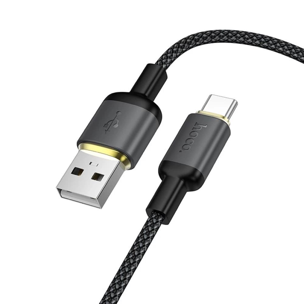 Кабель HOCO X128 Benefit 3A 1m charging data cable USB to Type-C Black